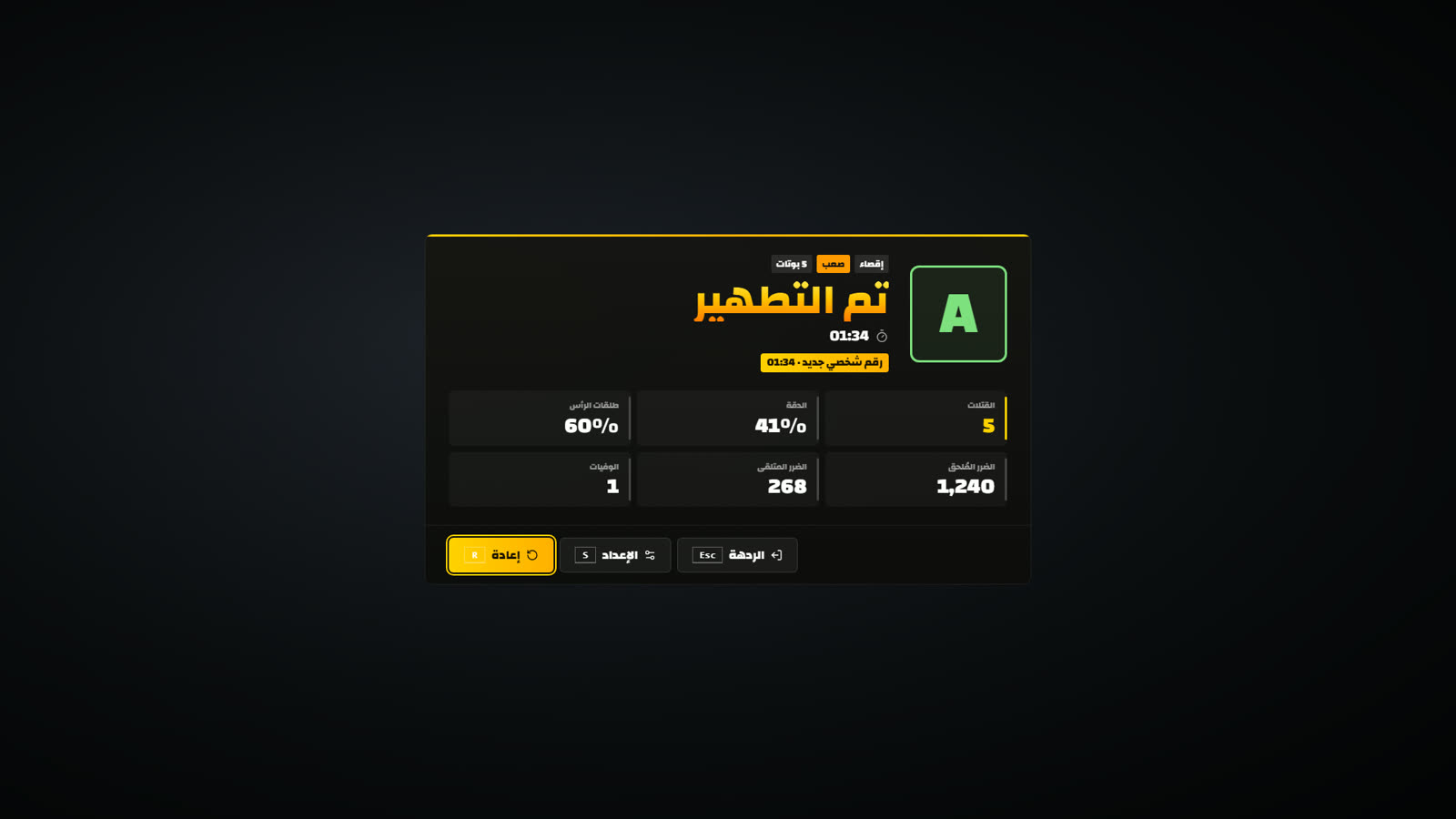 النتائج